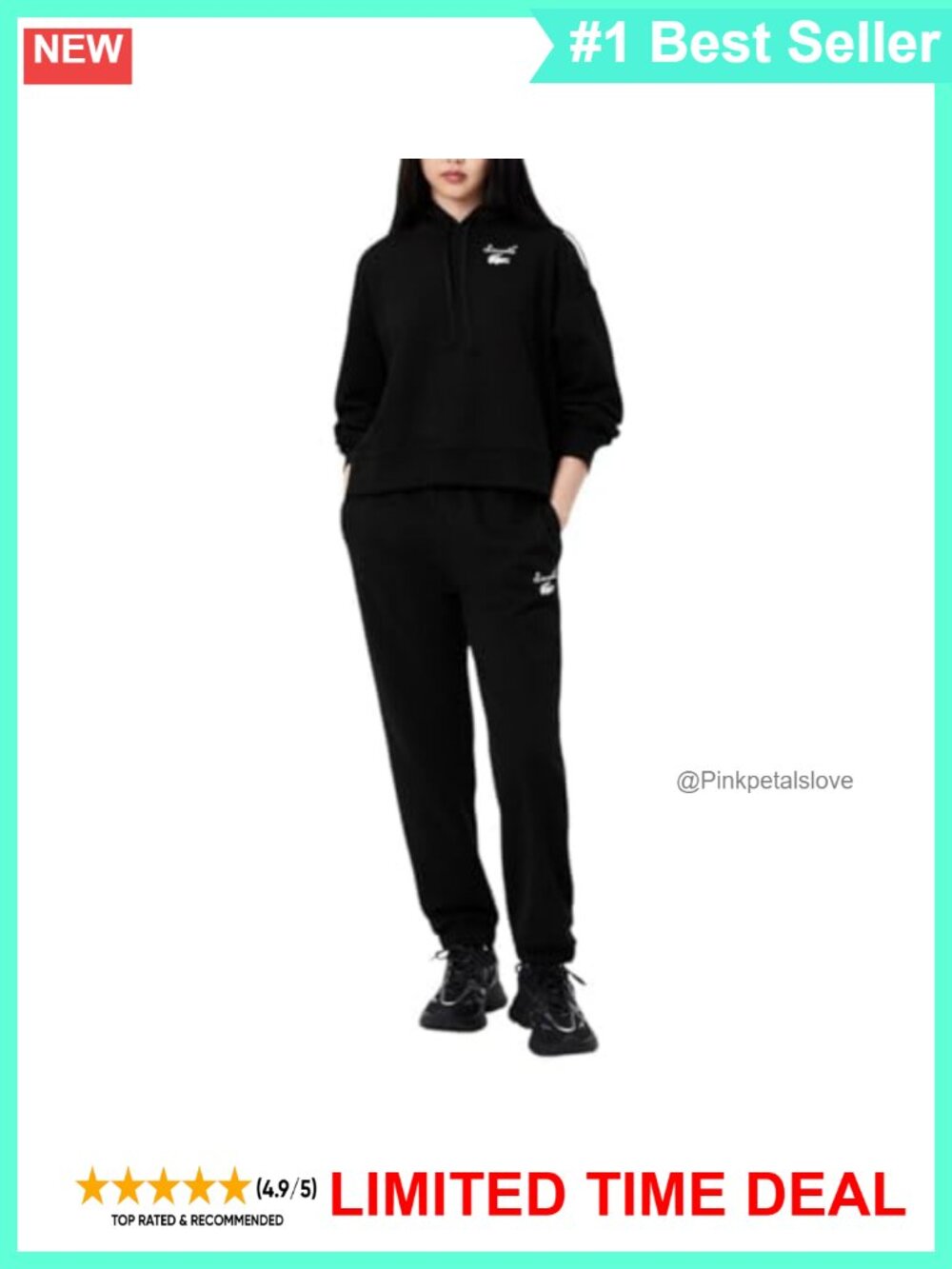 Straight Fit Track Pants with Drawstring Waist and Pockets